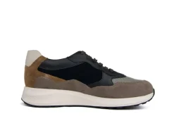 Sneakers^Mephisto Sneaker Driss Warm Grey Blue Combi