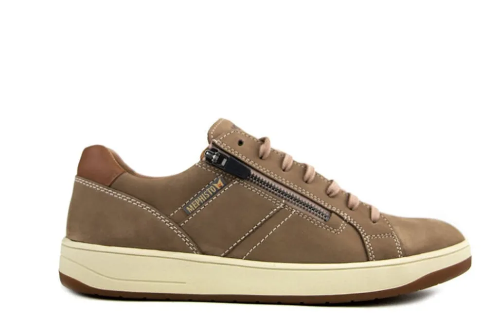 Sneakers^Mephisto Sneaker Henrik Taupe Nomad