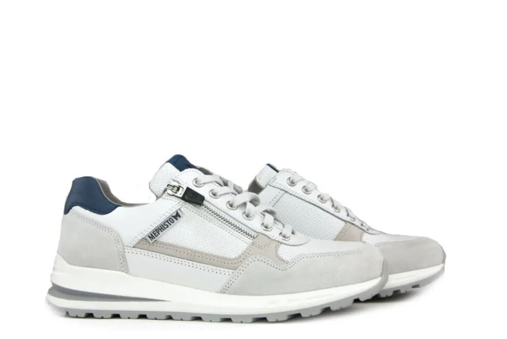 Veterschoenen^Mephisto Veter Bradley Off White