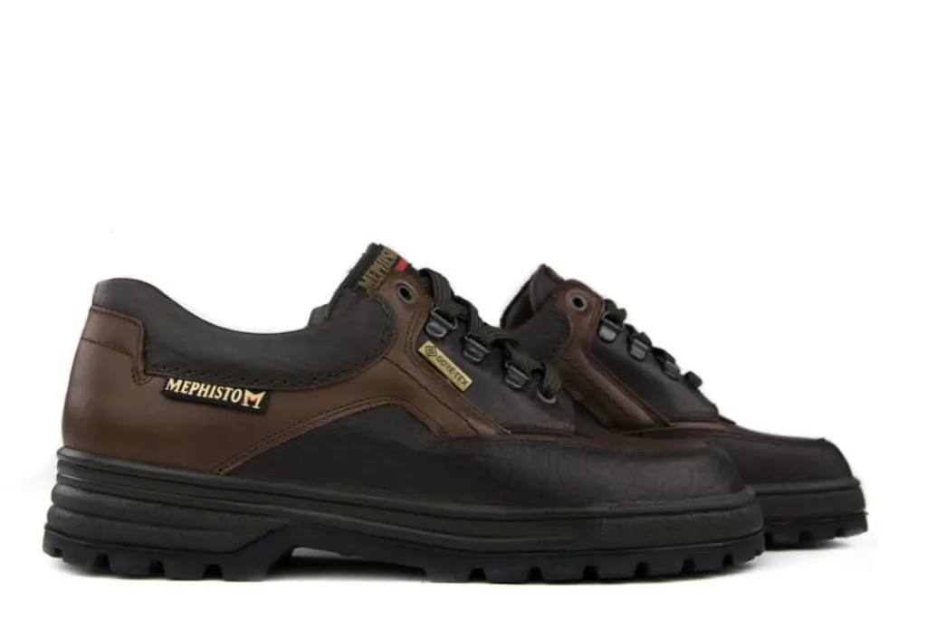 Veterschoenen^Mephisto Veterschoen Barracuda Bruin