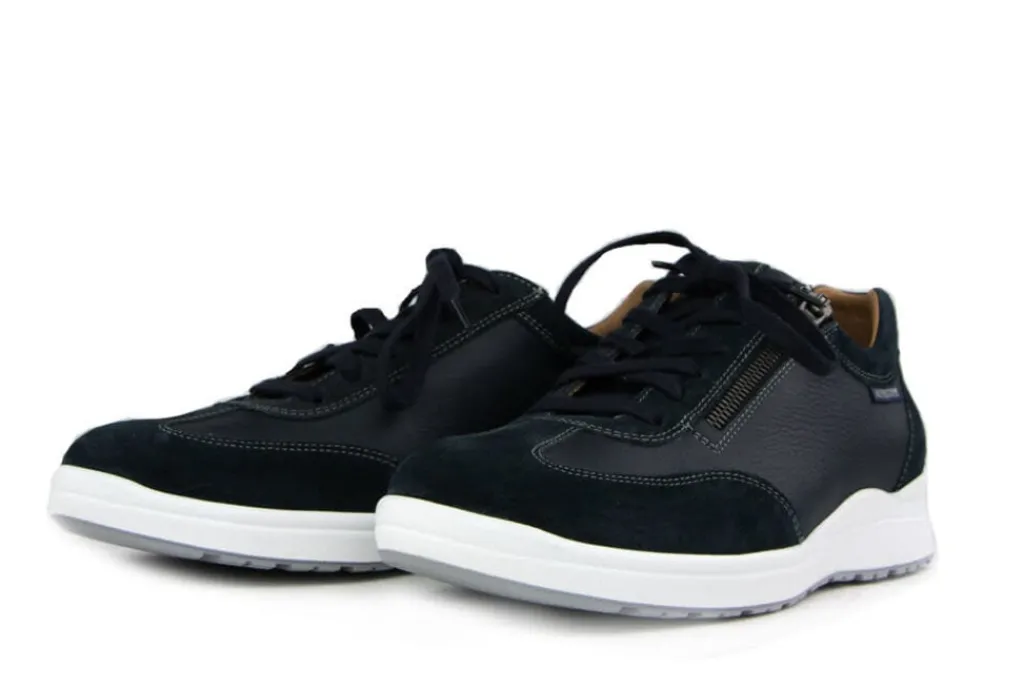 Veterschoenen^Mephisto Veterschoen Valio Donkerblauw