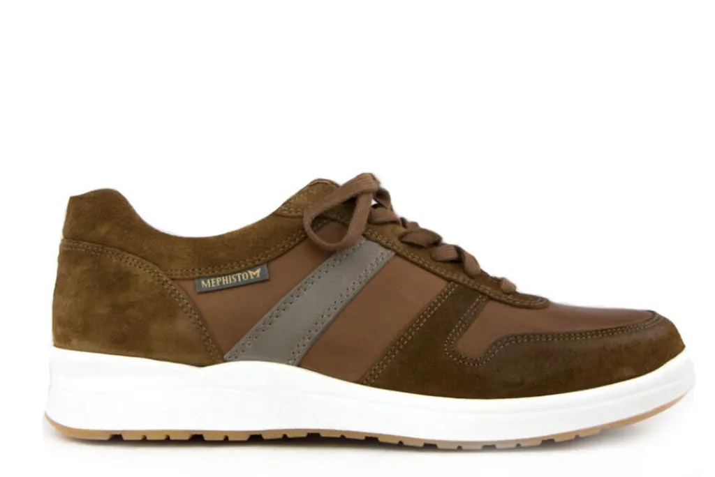 Veterschoenen^Mephisto Veterschoen Vito Bruin