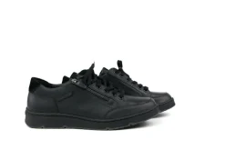 Veterschoenen^Mephisto Veterschoenen Jeremy Kansas Zwart