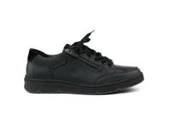 Veterschoenen^Mephisto Veterschoenen Jeremy Kansas Zwart