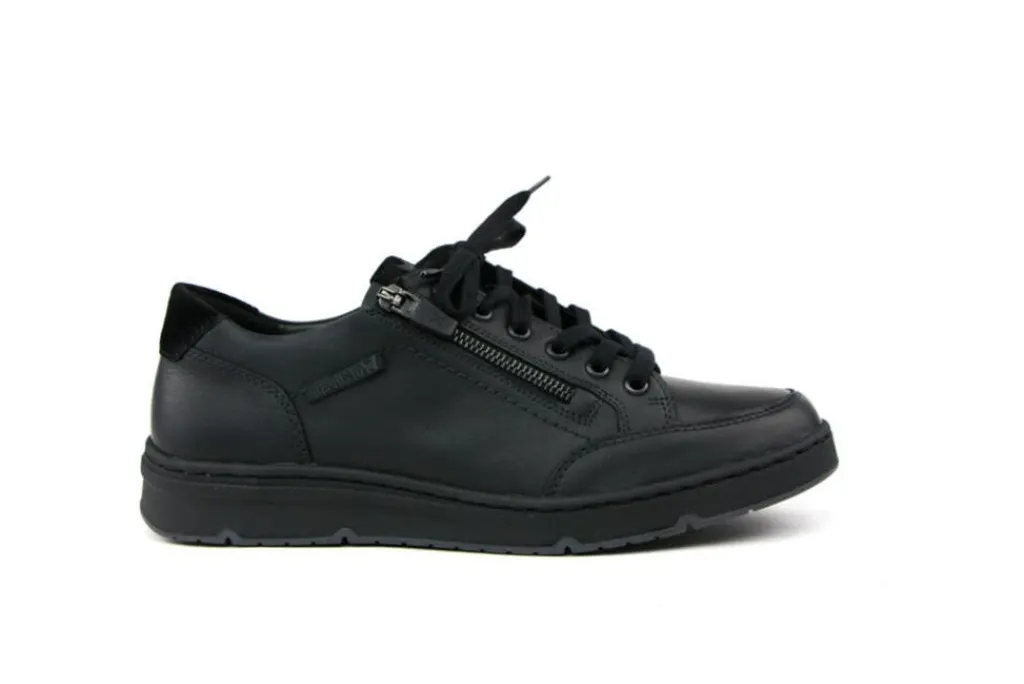 Veterschoenen^Mephisto Veterschoenen Jeremy Kansas Zwart