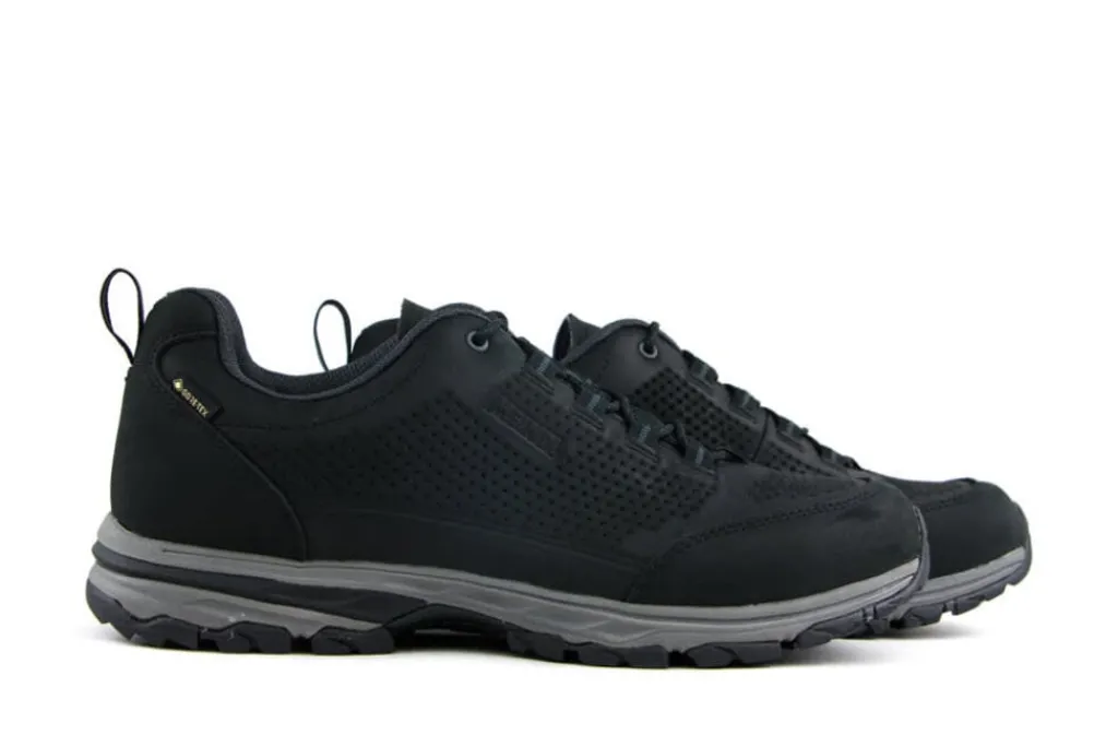 Wandelschoenen^Meindl Miendl Veterschoen Montreal GTX Zwart