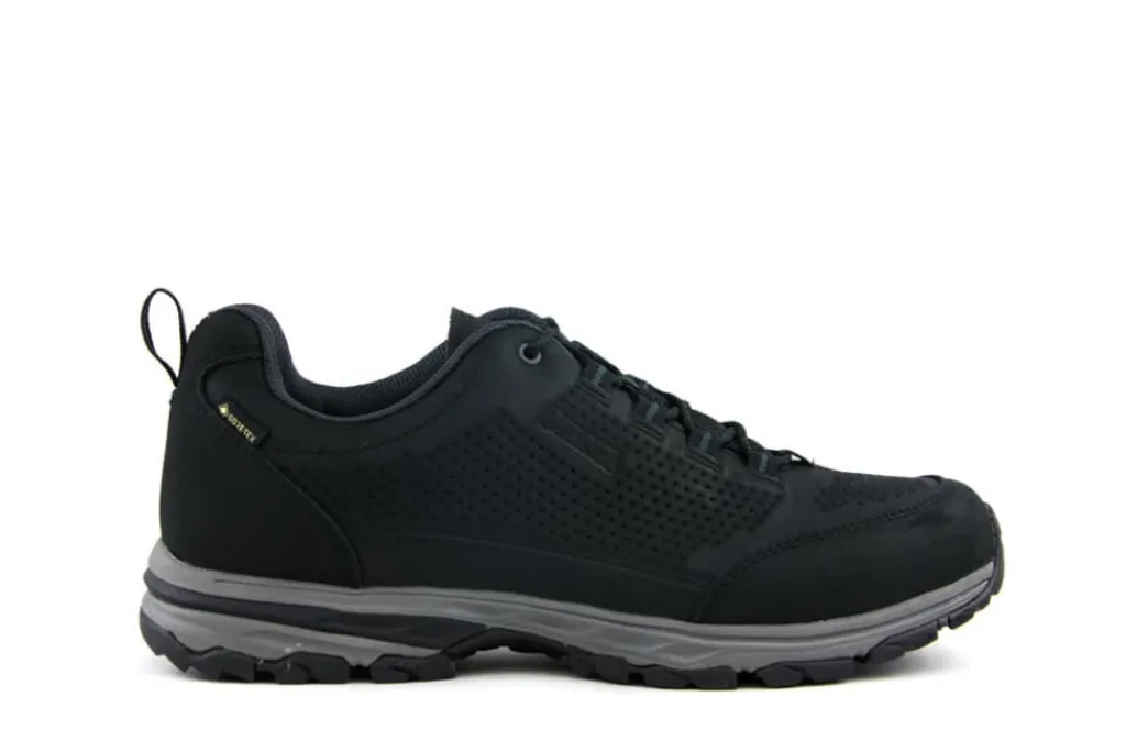 Wandelschoenen^Meindl Miendl Veterschoen Montreal GTX Zwart