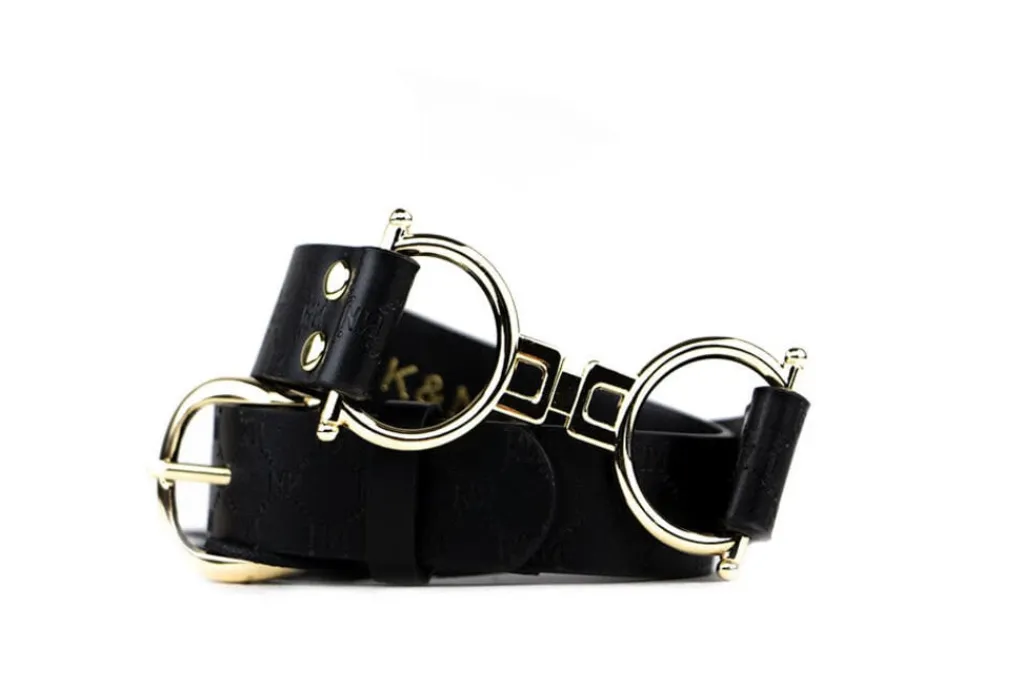 Riemen | Meisjesaccesoires^Nik & Nik Riem Zwart Nomi Waist Belt
