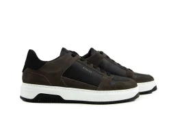 Sneakers^Nubikk Basket Court Dark Grey Suede Black