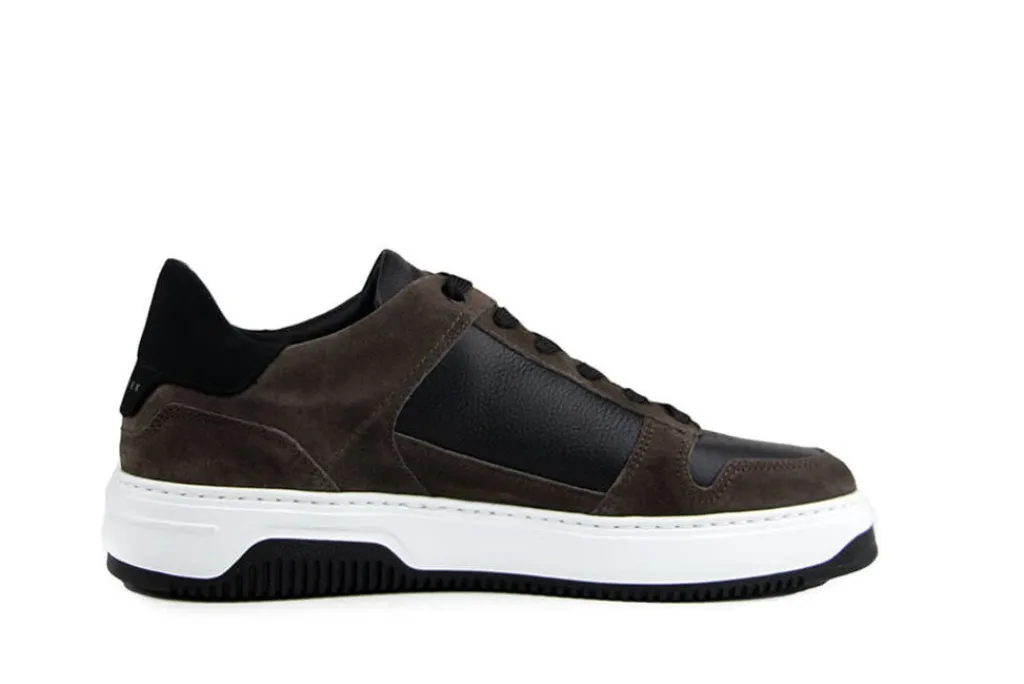 Sneakers^Nubikk Basket Court Dark Grey Suede Black