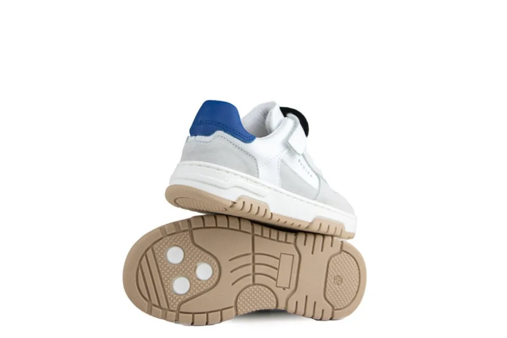 Sneakers^Nubikk Basket Court JR White Combi Blue