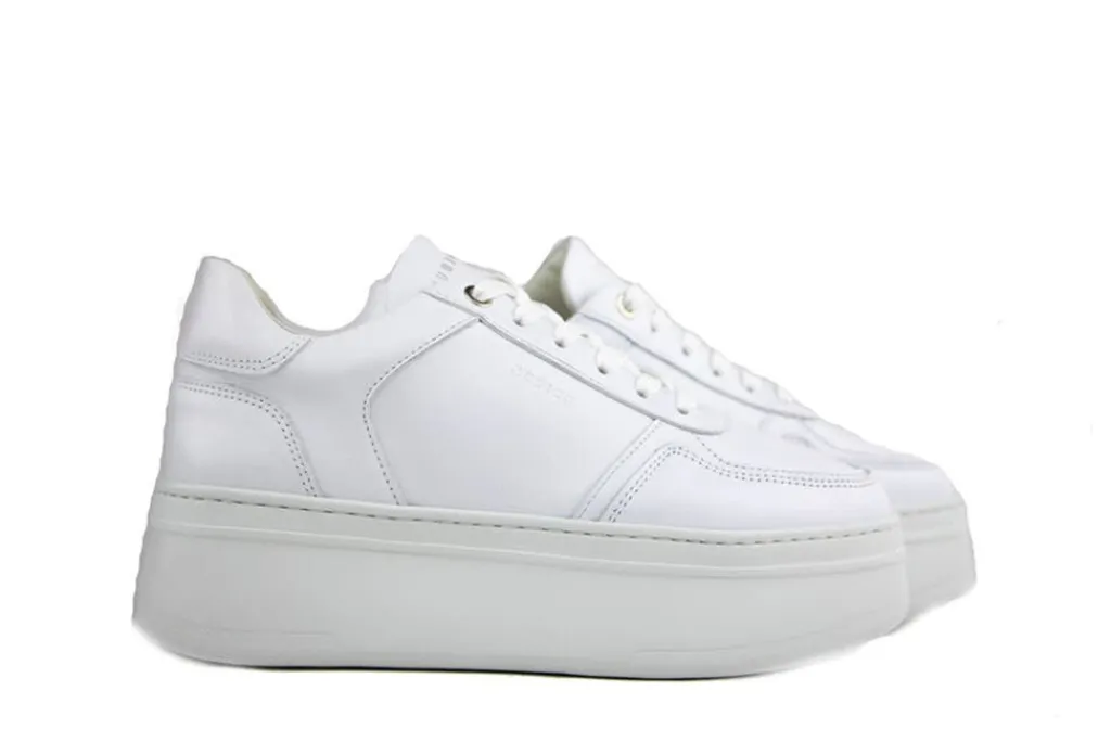 Sneakers^Nubikk Bayou Platform White Leather