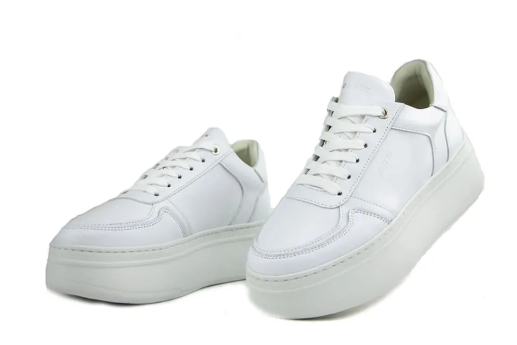 Sneakers^Nubikk Bayou Platform White Leather