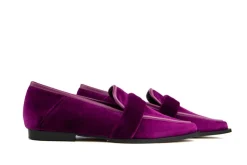 Instappers | Loafers / Instappers^Nubikk Delphine Loafer Pink Velvet