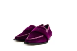 Instappers | Loafers / Instappers^Nubikk Delphine Loafer Pink Velvet