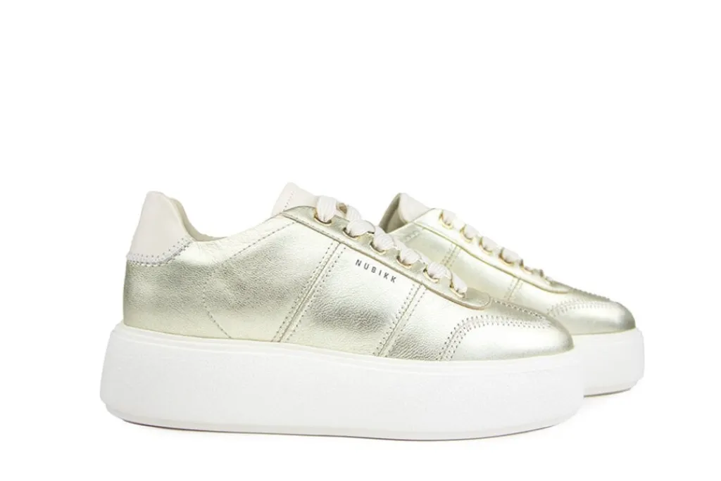 Sneakers^Nubikk Elise Wing II Gold Metallic Shiny
