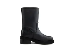 Veterboots En Bikerboots^Nubikk Eve Leva Black Leather