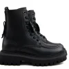 Veterboots En Bikerboots^Nubikk Fae Bobbi JR Black Leather