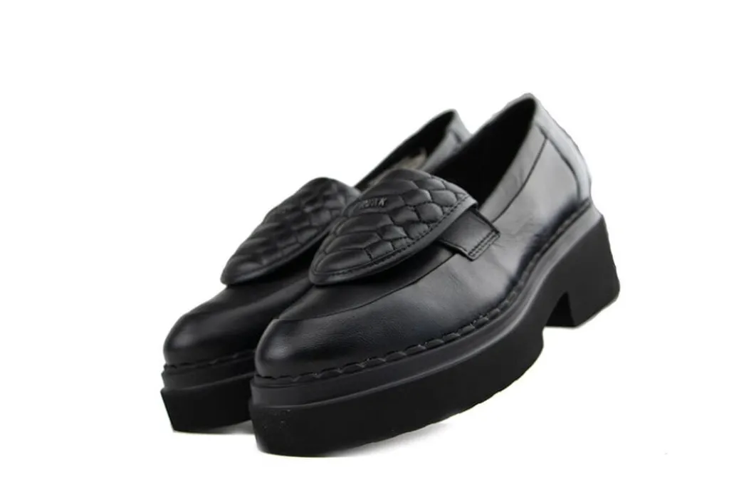 Instappers | Loafers / Instappers^Nubikk Finn Gatsby Black Leather