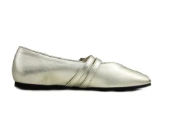 Ballerina's | Loafers / Instappers^Nubikk Gisele Grace Gold Metallic Shiny