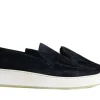 Loafers / Instappers^Nubikk Jiro Mio Dark Blue Suede