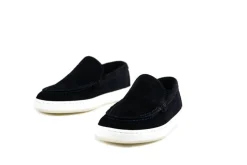 Loafers^Nubikk Jiro Mio Kids Navy Suede