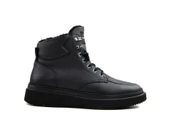 Veterboots En Bikerboot^Nubikk Jonah Polar Fur Black Raven Leather