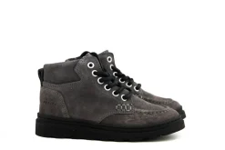 Veterboots^Nubikk Jonah Polar Fur JR Dark Grey Suede