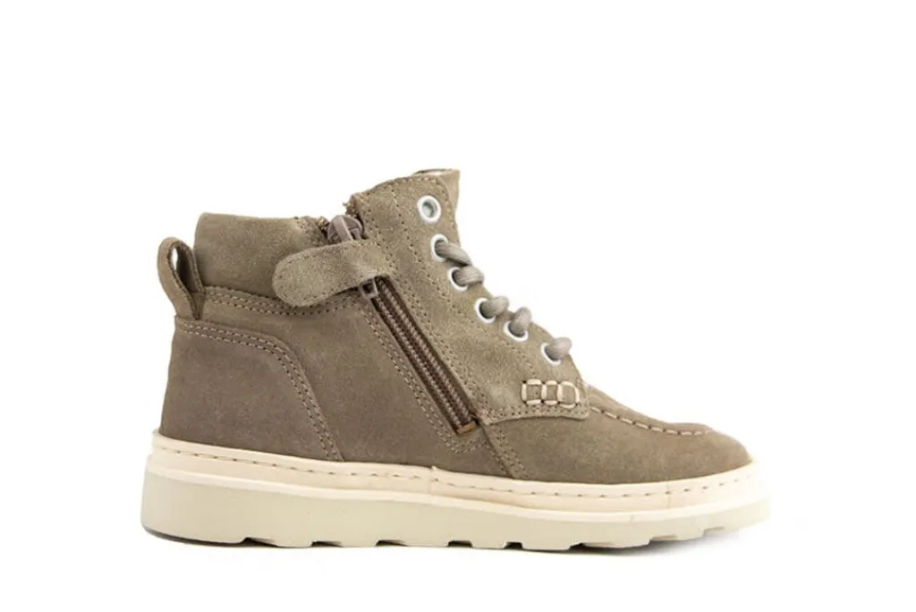 Veterboots^Nubikk Jonah Polar Fur JR Taupe Suede