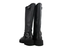 Veterboots En Bikerboots^Nubikk Laarzen Frankie Leva Black Leather