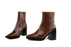 Enkellaarzen^Nubikk Lana Pilar II Brown Patent
