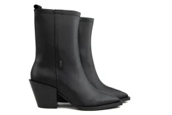 Enkellaarzen^Nubikk Liv Bootie Black Leather