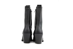 Enkellaarzen^Nubikk Liv Bootie Black Leather