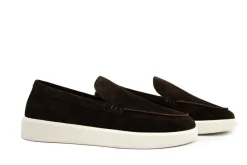 Loafers / Instappers^Nubikk Loafers Joro Mio Dark Brown Suede