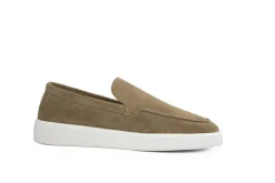 Loafers / Instappers^Nubikk Loafers Joro Mio Taupe Suede