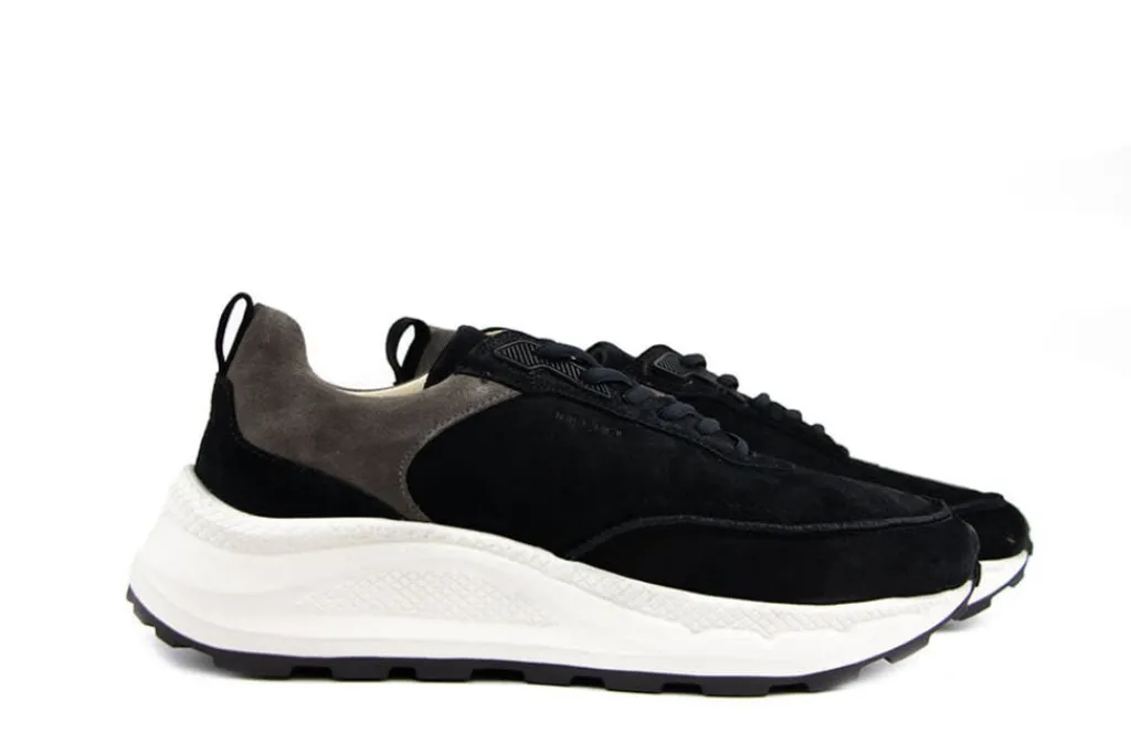 Sneakers^Nubikk Oberon Reese Black Suede Grey