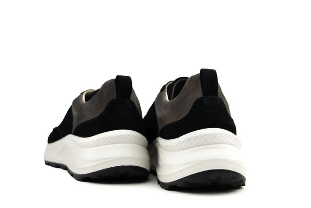 Sneakers^Nubikk Oberon Reese Black Suede Grey
