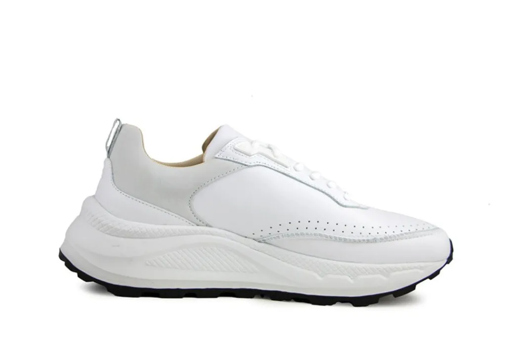 Sneakers^Nubikk Oberon Reese White Leather Black