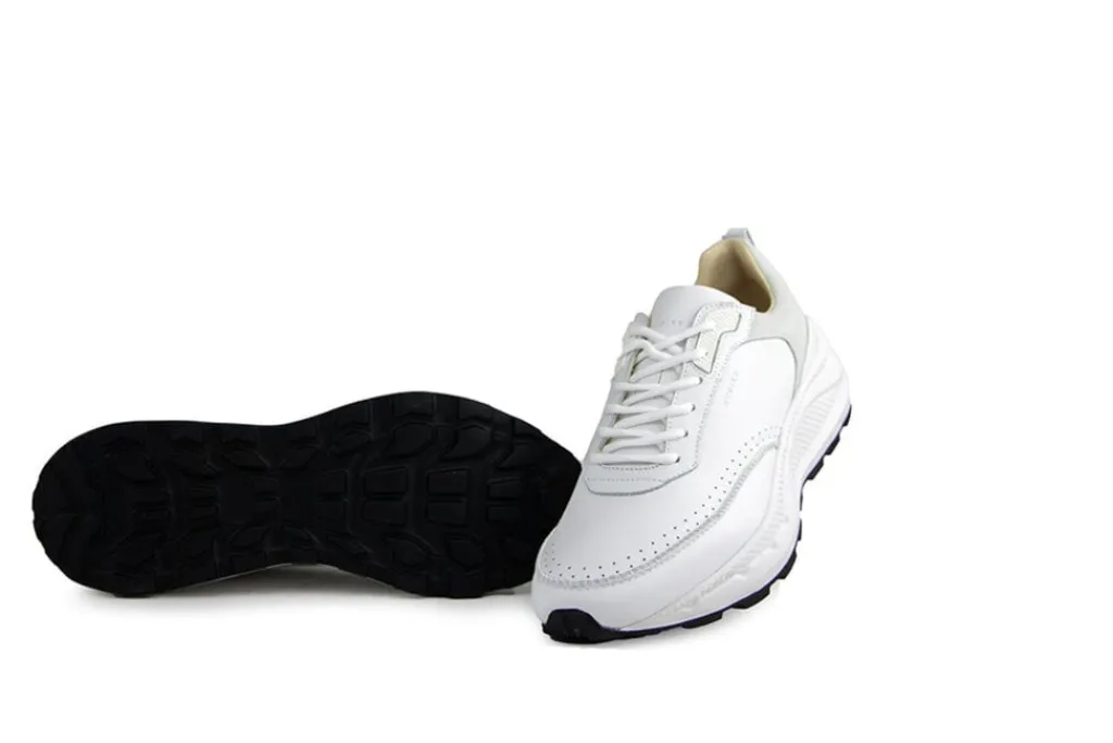 Sneakers^Nubikk Oberon Reese White Leather Black