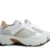 Sneakers^Nubikk Ross Jaden White Leather Taupe