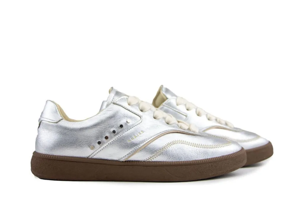 Sneakers^Nubikk Sneakers Ray Owen Studs Silver Metallic