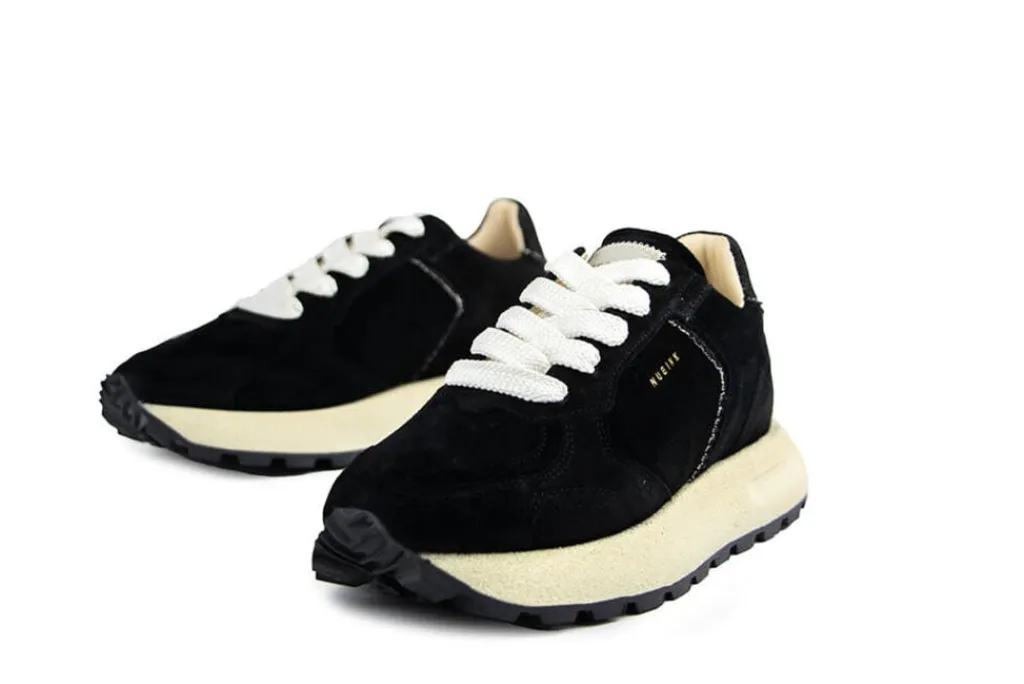 Sneakers^Nubikk Sneakers Rose Nomad Fur Black Suede