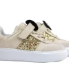 Sneakers^Nubikk Vince Wing K Beige Combi Glitter Gold