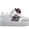 Sneakers^Nubikk Vince Wing K White Combi Glitter Pink