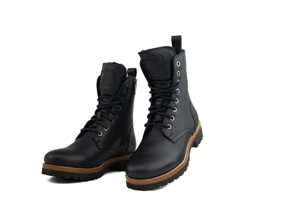 Veterboots En Bikerboots^Panama Jack Boots Frisia Igloo B6 Negro Black
