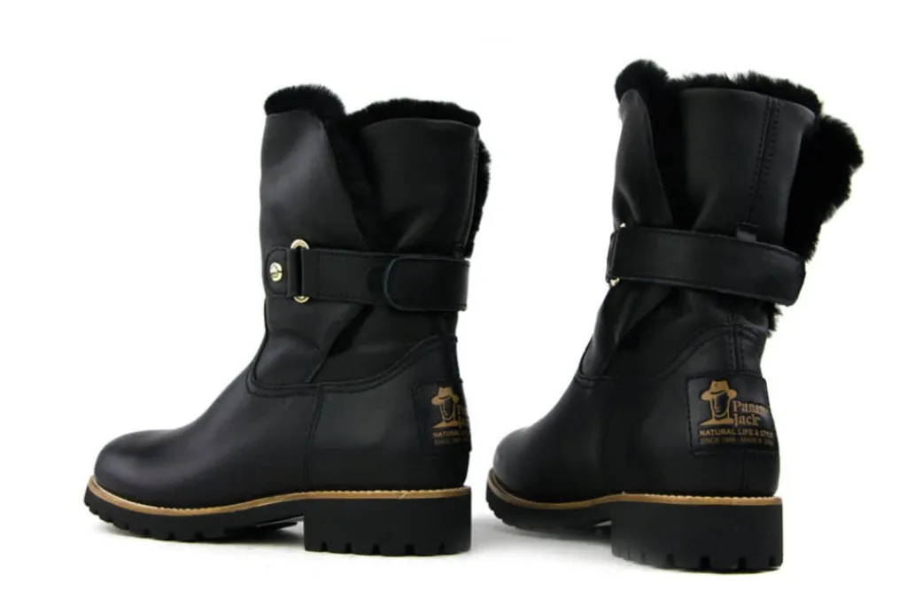 Laarzen^Panama Jack Laars Felia Igloo Trav B2 Black
