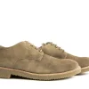 Veterschoenen^Panama Jack Veter Gante C7 Taupe Velour