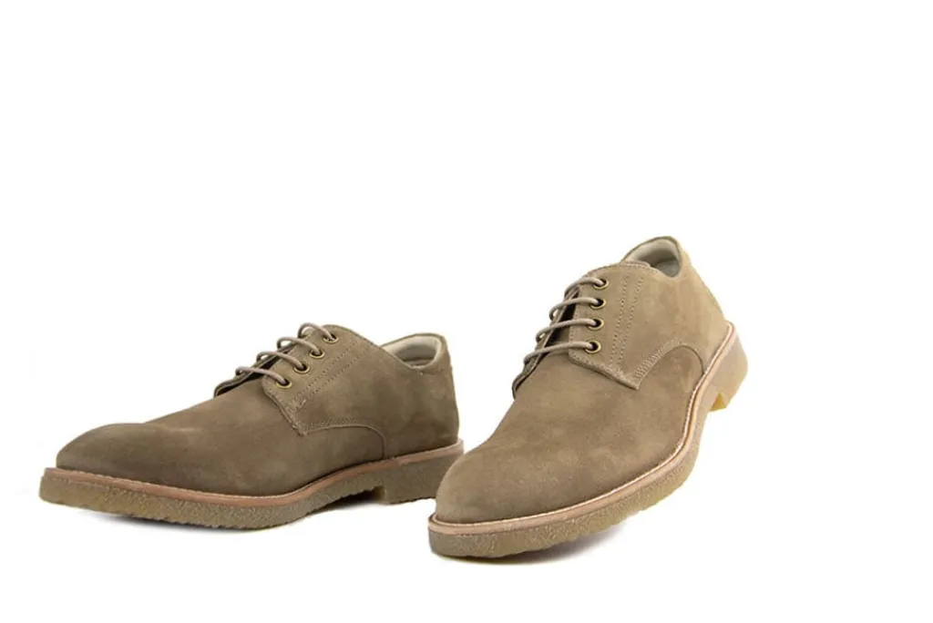 Veterschoenen^Panama Jack Veter Gante C7 Taupe Velour