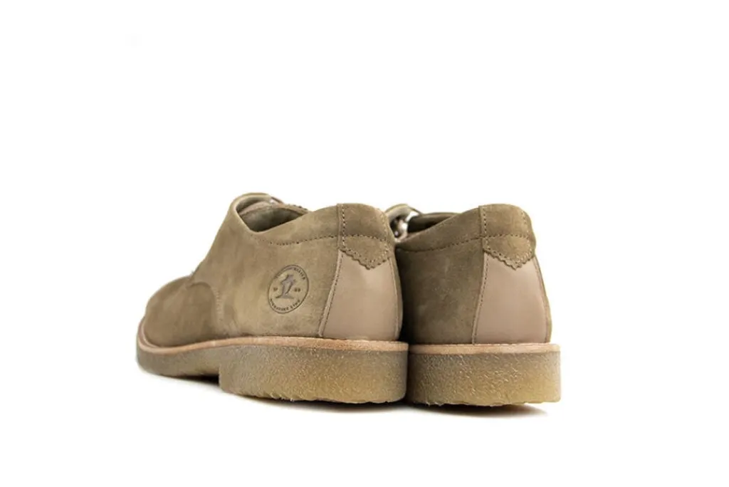 Veterschoenen^Panama Jack Veter Gante C7 Taupe Velour