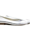 Ballerina's | Loafers / Instappers^Paul Green Ballerina Nappa Metallic Alu Silver